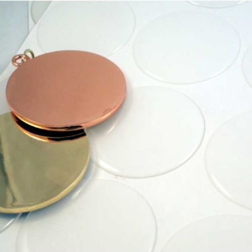Medal Blank 50mm and clear dome